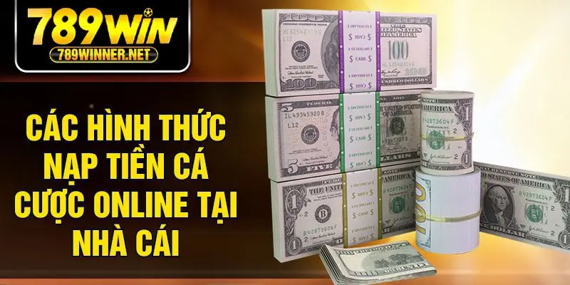 Các hình thức nạp tiền cá cược online tại nhà cái