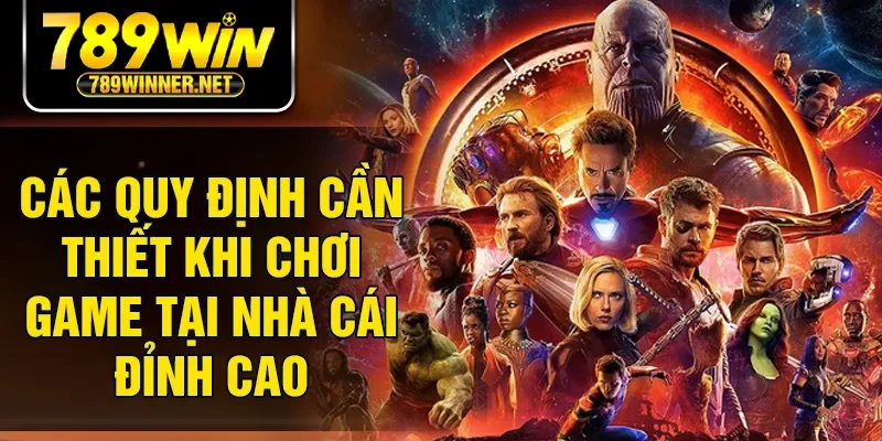 Các quy định cần thiết khi chơi game tại nhà cái đỉnh cao