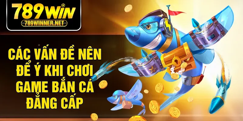 Các vấn đề nên để ý khi chơi game bắn cá đẳng cấp